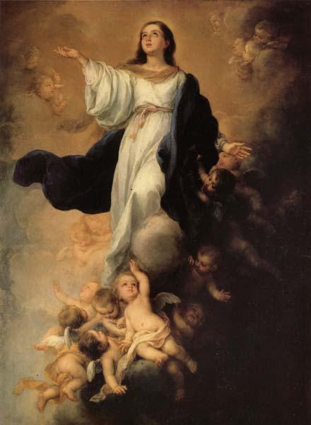 Bartolome Esteban Murillo The Assumption of the Virgin oil painting image